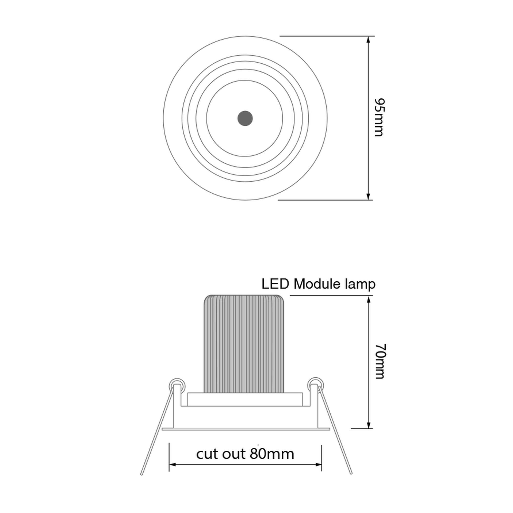Contract Tilt 12V 50W Black Mr Resistor Lighting