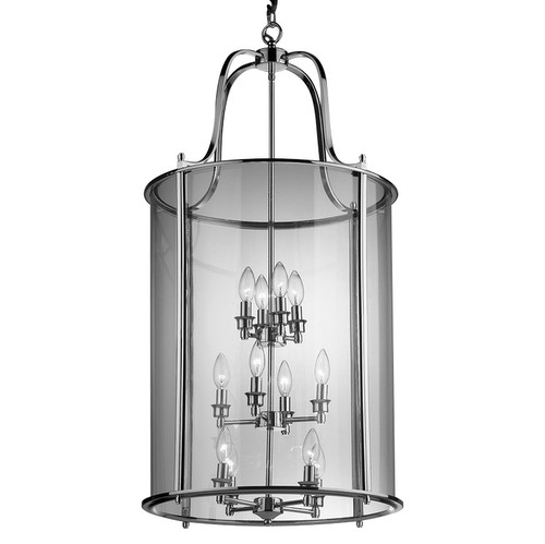 Frame Pendant 240V Chrome 12 x 60W