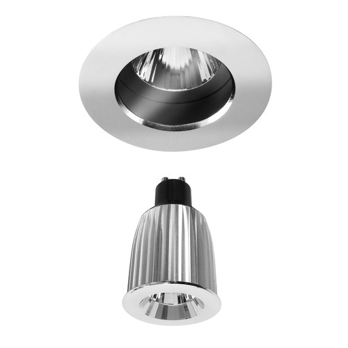 Elegant Fixed Downlight Clear IP54 Baffle LED Reality GU10 Warm White (3000K) 7W (=75W) 45°