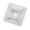 100 Cable Tie Bases White 25mm