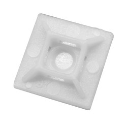 100 Cable Tie Bases White 25mm