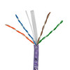 LAN CAT6 LSZH UTP 4-Pair Unshielded Ethernet Cable - Violet (Per Metre) Supports up to 10Gbps (55m) / 1Gbps (100m)