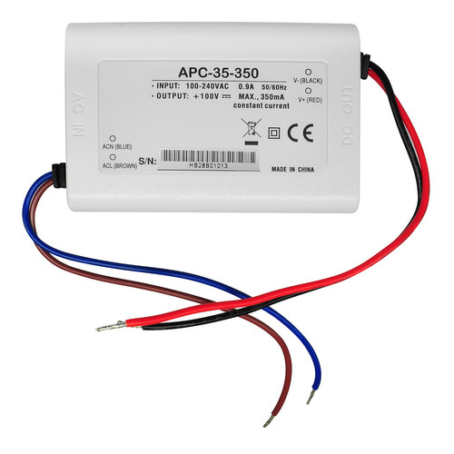 Single Output Switching LED Driver (Constant Current) 35W 350mA