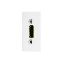 Euro HDMI SKT & Tail Modules HDMI White