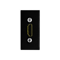 Euro HDMI SKT & Tail Modules HDMI Black