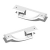 Extrusion Mini Blade End Cap Pair Plaster