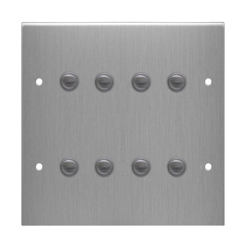 Wise FL17 Wireless Switch Stainless Steel 8 Gang