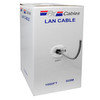 LAN CAT5E PVC UTP 4-Pair Unshielded Ethernet Cable – Grey (305m Box) Supports up to 1Gbps (100m)