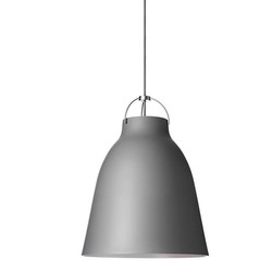 Caravaggio P2 Pendant Light 100W Matt Dark Grey