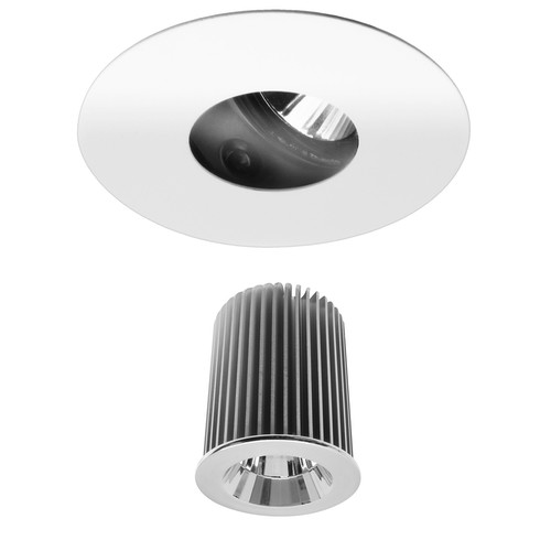 Invisible Round Glass Downlight IP54 Reality LED & Driver 10W (=100W) 2700K Warm White 45°