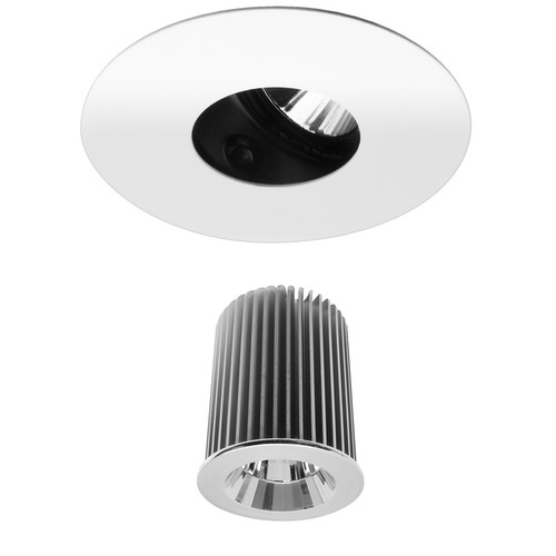 Invisible Round Reality LED Downlight & Driver 10W (=100W) 2700K Warm White 45°