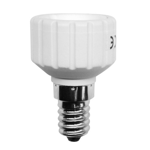 SES to GU10 Lamp Holder Adaptor White