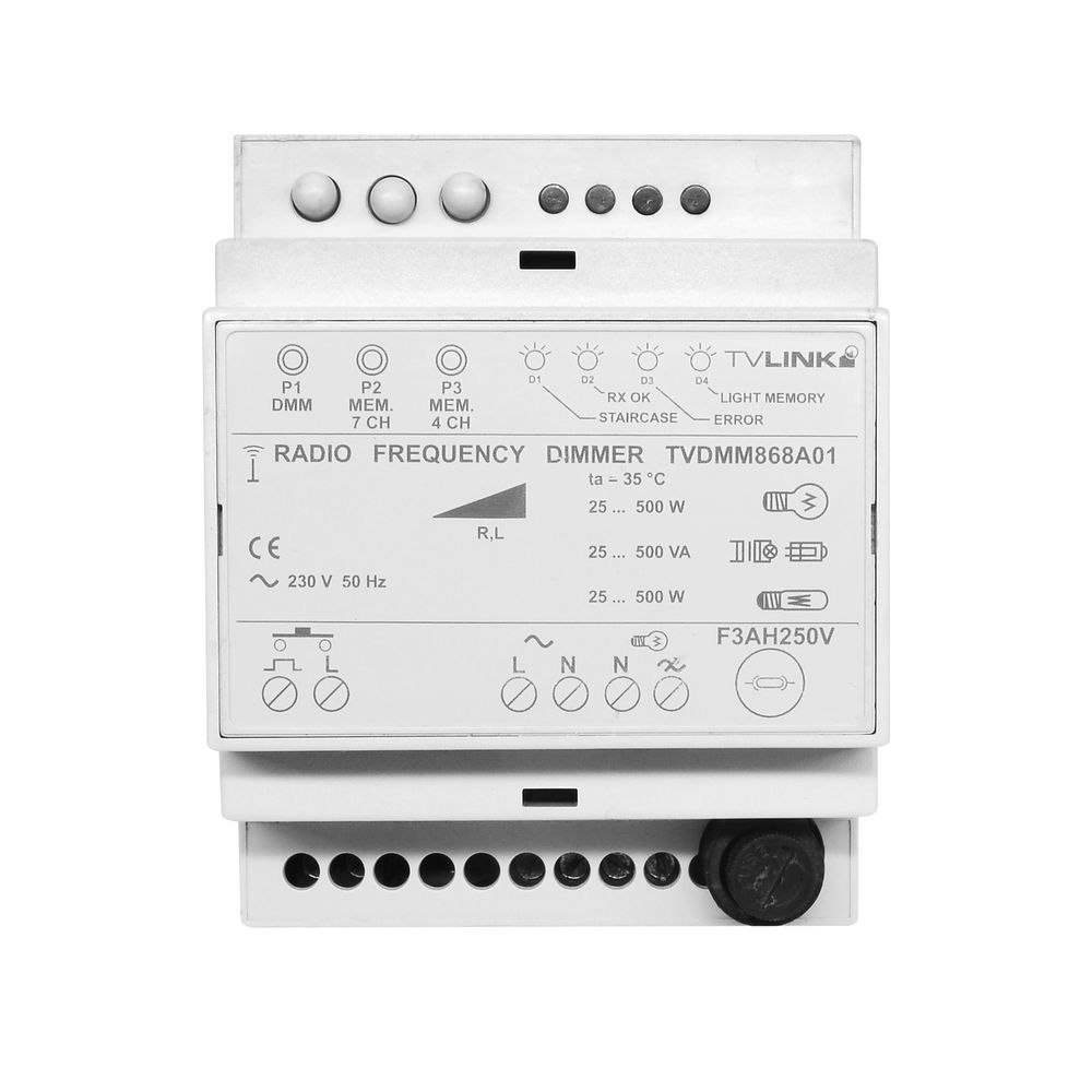 Wise DIN Rail Dim 1 Channel 500W