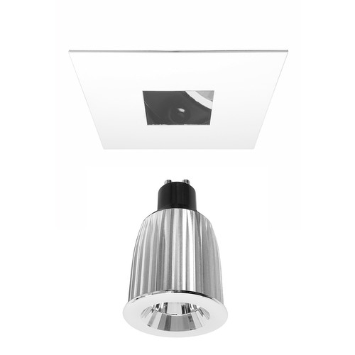Invisible Square IP54 Clear Glass Reality LED Kit 7W (=75W) 3000K Warm White 45°