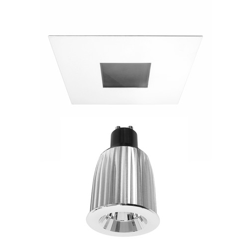 Invisible Square IP54 Frosted Glass Reality LED Kit 7W (=75W) 3000K Warm White 45°