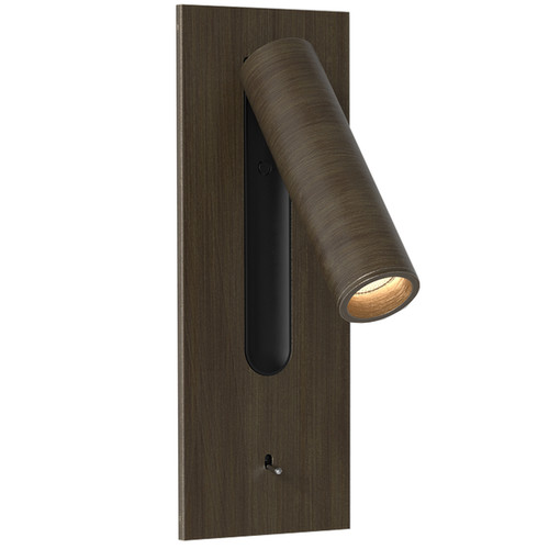 Fuse 3 Switched LED Wall Light 240V 3.5W 2700K Warm White Bronze