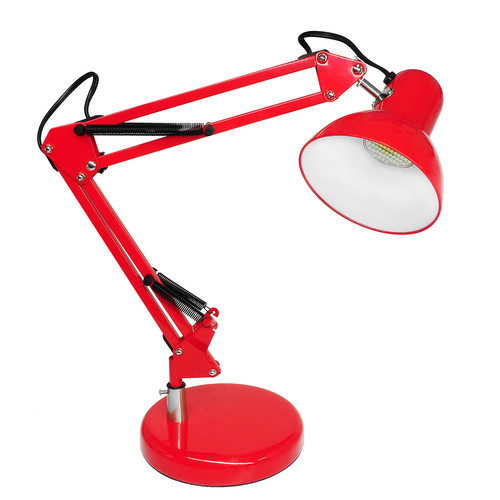 Angle Desk Lamp & LED GU10 240V Red 5W