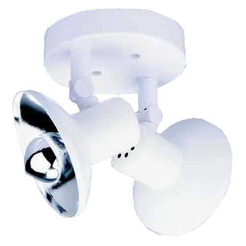 Double Mini Parabolic Adjustable Low Glare Ceiling Spotlights 240V 2 x 40W White