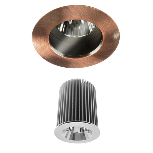 Elegant Fixed Downlight Clear IP54 Baffle Reality LED Module Warm White (2700K) 10W (=100W) 45°