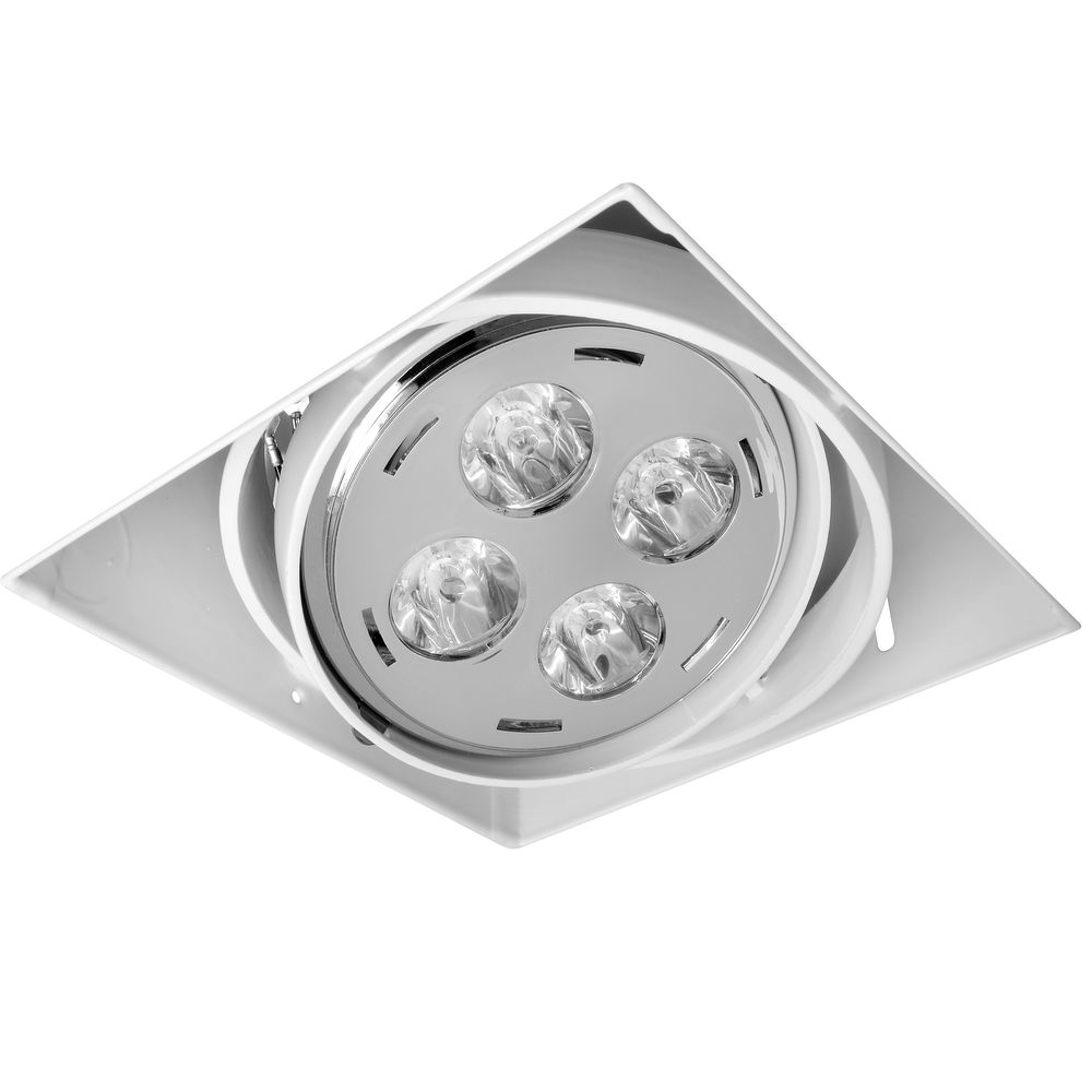 Single Led Driver Grid Trimless Single LED & Driver 14W Dimmable Cool White (4000K) 45 ...