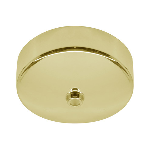 Dome Ceiling Rose Brass 88mm