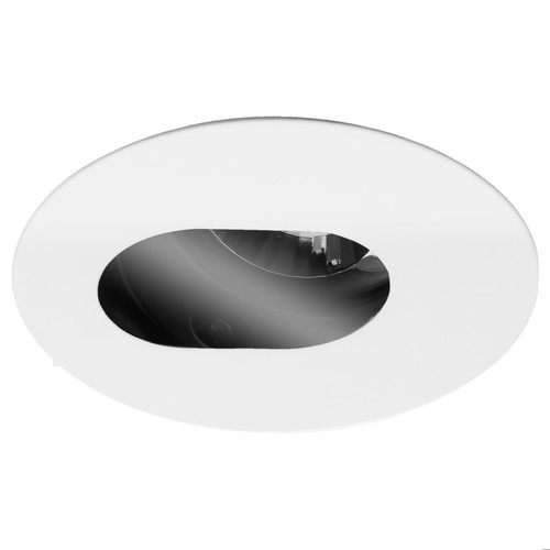 Camera Spot Shower Downlight IP54 Clear Glass 12V 50W RAL 9010 Pure White