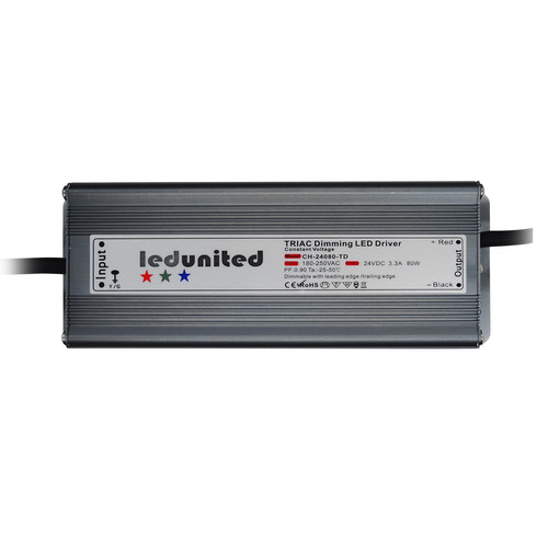 Triac LED Dimming Driver 80W 24V (Constant Voltage)