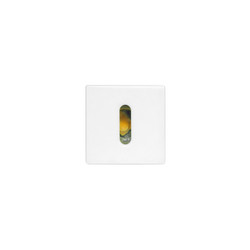 Petit Square Small Recessed Low Level Wall Light 350mA White 1W