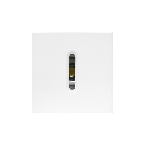 Petit Square Large Recessed Low Level Wall Light 350mA White 1W