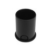 Petit Round Large Burial Tube Black