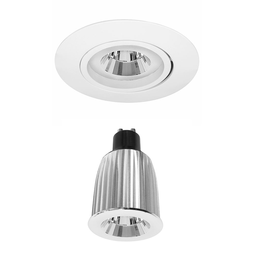 Giro Fixed Downlight Reality LED Warm White (3000K) 7W (=75W) 45° | Mr ...