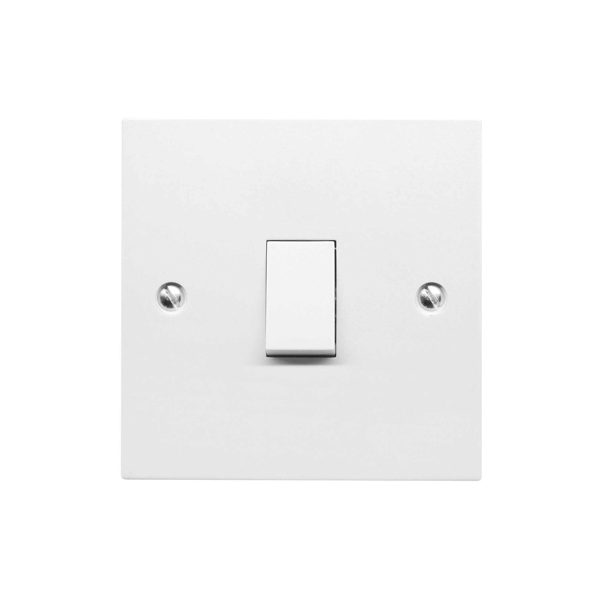 Rocker Switch 1 gang intermediate White Mr Resistor Lighting