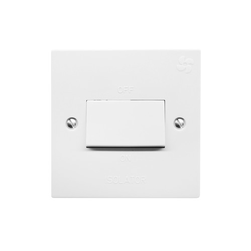 Fan Isolator Switch 1 gang fan isolator switch White