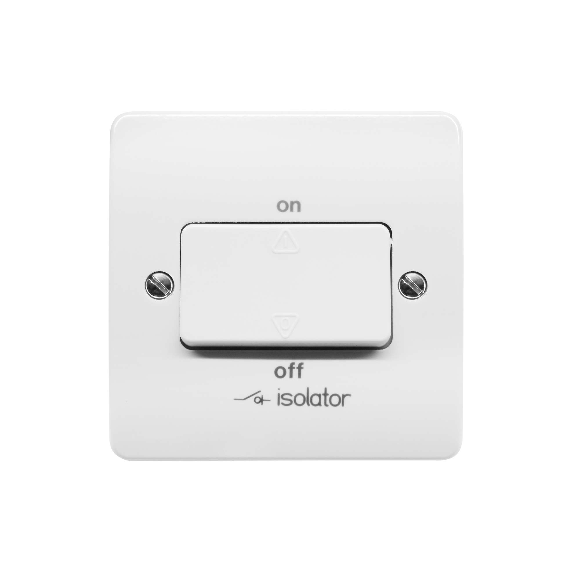 MK Logic Plus Fan Isolator Switch three pole fan isolator without lock