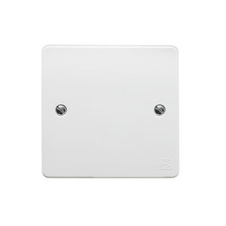 MK Logic Plus Flex Outlet 1 gang frontplate flex outlet White