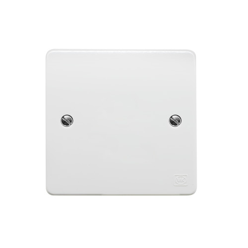 MK Logic Plus Flex Outlet 1 gang frontplate flex outlet White