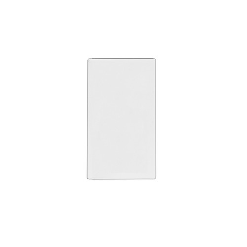 Euro Blank Plates 1 gang blank plate White