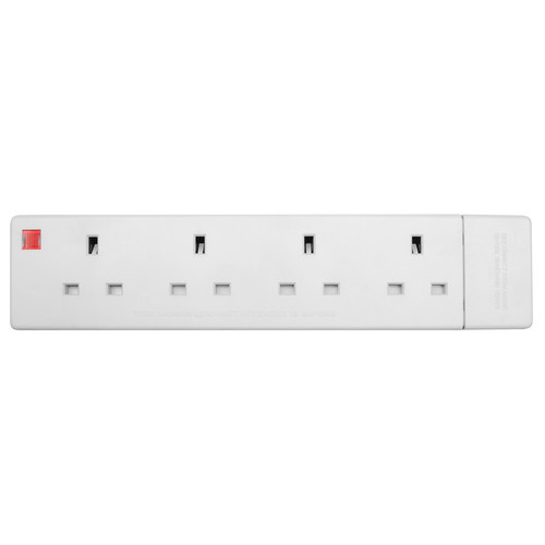 4 Way Plug Extension Sockets 240V No Cable 13A