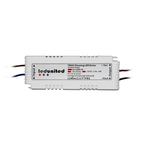 Triac LED Dimming Driver 45W 12V (Constant Voltage)