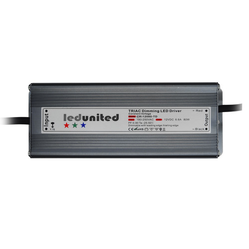Triac LED Dimming Driver 80W 12V (Constant Voltage)