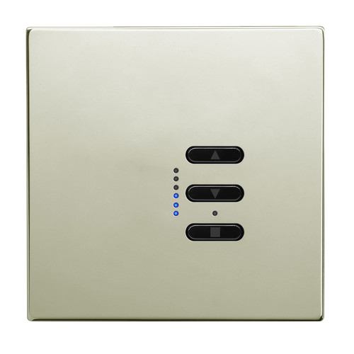 Wise Fusion 1-10V Smart Dimmer Master Wired 1 Gang 240V Polished Nickel 450W