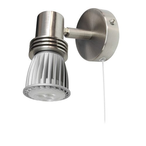 Space Pull LED Warm White (3000K) 7W (=50W) 25° 240V 50W Nickel