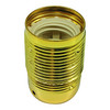 Lampholder Threaded Skirt Brass ES / E27