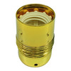 Lampholder Plain Skirt Brass ES / E27
