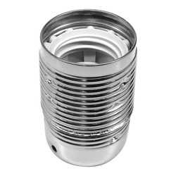 Lampholder Threaded Skirt Nickel ES / E27