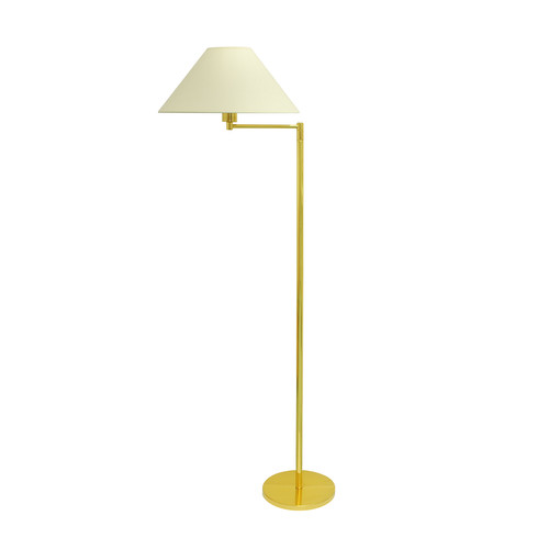 Baldwin Floor Single Arm Brass