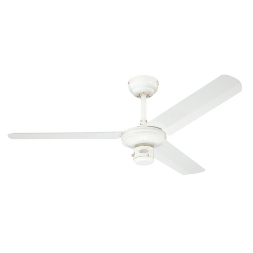 Industrial Cooling Ceiling Fan White 1220mm