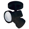 Maxi 100 Double Surface Mounted Ceiling Spotlight 240V 2 x 100W Black