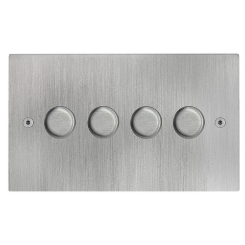 Horizon Dimmer Switch 4 gang 400 watt 2 way Antique Silver