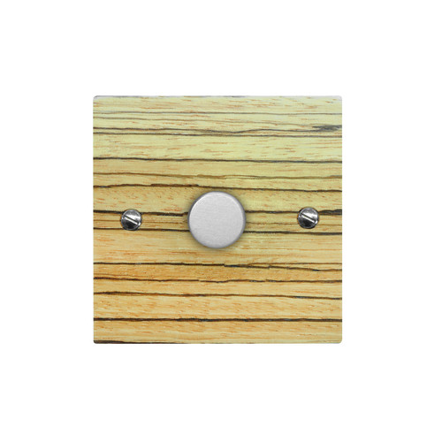 Dimmer Switch 1 gang 400 watt 2 way Zebrano